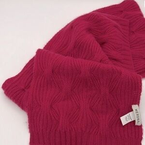 Pink cashmere scarf